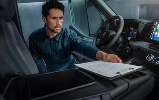 Mobile office in the cabin